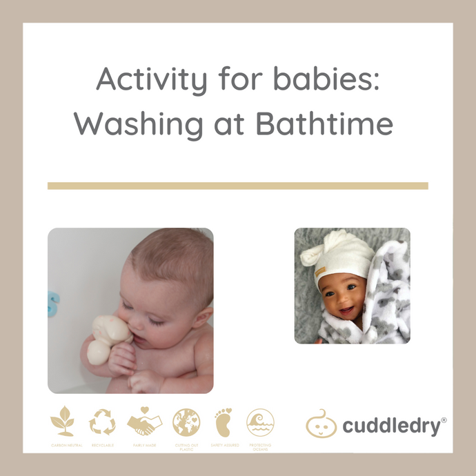 Simple Bathtime Activity for Babies: Washing at Bathtime