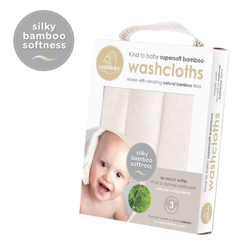 bamboo washcloths for baby bath times