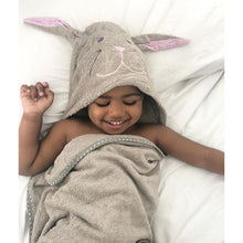 Load image into Gallery viewer, Cuddlebunny bamboo soft hooded towel